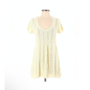 Vintage Y2k Polo Jeans Co Ralph Lauren Cable Knit Tunic Top Cream Women’s Size L